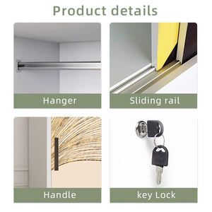 <span class=keywords><strong>Armadio</strong></span> Guardaroba Spogliatoio a 2 <span class=keywords><strong>Ante</strong></span> <span class=keywords><strong>Scorrevoli</strong></span> in Acciaio con <span class=keywords><strong>Specchio</strong></span> Mobile Contenitore Stampato per Arredamento Casa <span class=keywords><strong>Camera</strong></span> <span class=keywords><strong>da</strong></span> <span class=keywords><strong>Letto</strong></span> - Product Image 5