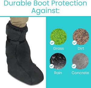 Customized Waterproof Walking <b>Boot</b> <b>Cover</b> for Medical Orthopedic Brace and Cast, Rain Snow Outdoor Non-Slip Protection - Product Image 2
