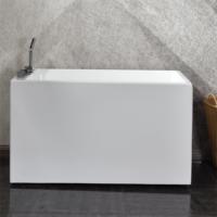 Baignoire moderne personnalisée indépendante Baignoire en acrylique Baignoire profonde pour une personne adulte Salle de bains luxueuse Design minimaliste