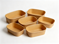 Bols de préparation des repas en plastique PP noir, compatibles micro-ondes, avec couvercle, pour salade et soupe, contenants alimentaires jetables