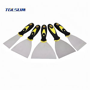 Spatola Industriale Fai-da-Te in Acciaio Inox con Impugnatura Comoda, Utensile per Pittura e Cartongesso, Varie Dimensioni, Raschietto per Edilizia - Product Image 2