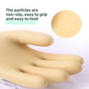 Bán Buôn Vàng Dày Mở Rộng Không Thấm Nước Hộ Gia Đình Món Ăn Rửa Cao Su Cao Su Hộ Gia Đình Găng Tay Găng Tay - Product Image 5