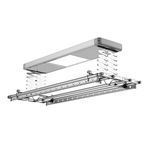 Séchoir Électrique Pliable Intelligent Automatique avec Télécommande et Éclairage LED pour Balcon Intérieur/Extérieur en Aluminium - Product Image 3