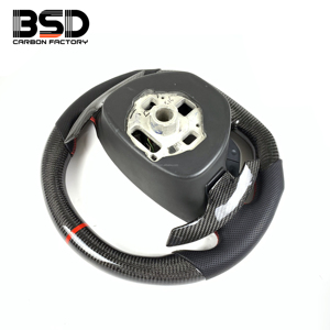 Volant en cuir perforé noir avec LED et fibre de carbone pour <span class=keywords><strong>Chevrolet</strong></span> <span class=keywords><strong>Camaro</strong></span> <span class=keywords><strong>ZL1</strong></span> 1LE SS 2SS Coupé et Corvette C7 2016-2023 - Product Image 6