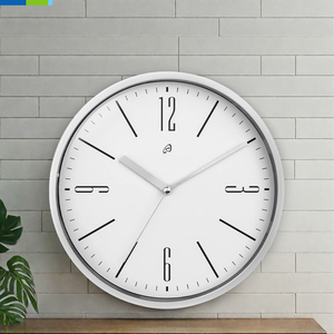 Zeitgenössische 10 "Quarz Wanduhr mit abstrakten Muster kreisförmigen Single Face Design Wohnzimmer Nadel Display Cound Shape - Product Image 4