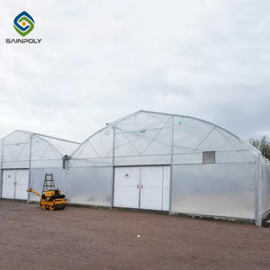 เรือนกระจกขนาดใหญ่ผักพาณิชย์จีนสำหรับระบบไฮโดรโปนิเห็ดเรือนกระจกฟิล์มพลาสติกเรือนกระจกการเกษตร - Product Image 4