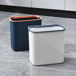 Wall Mounted Trash Can Desktop Trash Bin Small Size Plastic Trash Can Kitchen