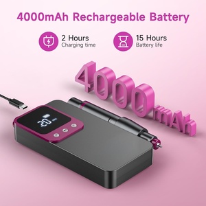 Professional Portable Electric <b>Nail</b> Drill Kit with Brushless Motor 40000RPM Rechargeable Salon-Grade Dark Grey - Product Image 5