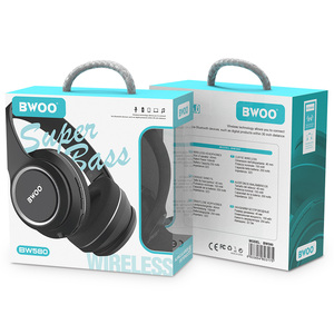 <span class=keywords><strong>Casque</strong></span> stéréo supra-auriculaire <span class=keywords><strong>sans</strong></span> fil BWOO Factory Direct JIELI BT 5.0, marque privée - Product Image 6