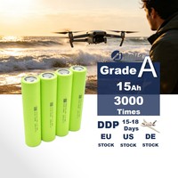 Batterie rechargeable cylindrique au phosphate de fer et de lithium Aojia Grade A+ 3.2V 15Ah IFR-32140 à décharge rapide, 3000 cycles