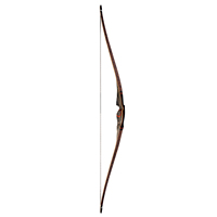 Laminasi Hybrid Bow Vendetta Dark Woodgrain dengan Berbagai Jenis Kayu yang Dilaminasi dengan Inti Bambu Fiberglass Gelap yang Transparan