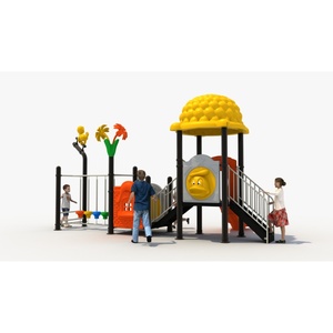 Precio barato Parques infantiles al aire libre para niños Aventura al aire libre <span class=keywords><strong>Land</strong></span> Playground Playhouse con tobogán de plástico para la venta - Product Image 6