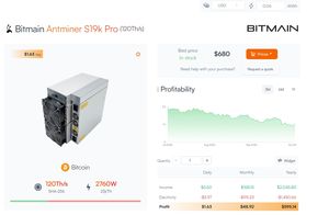 Bitmin Antminer S19 Pro 110 S19 K Pro T S19 95/s Pro S19j Pro T 110 مستعمل 90 100 120 عامل تعدين أسيك Antminer S19K - Product Image 5