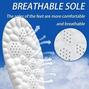 4D Cloud Breathable PU/Gel Orthopedic Insoles with Arch Support Shock Absorption Anti-Fatigue Foot Pain Relief for Men & Women - Product Image 4