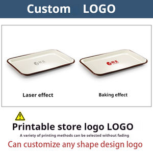 Venta al por mayor de color personalizado liso irrompible melamina servir comida desayuno bandeja para servir bandeja de melamina de plástico duro - Product Image 2