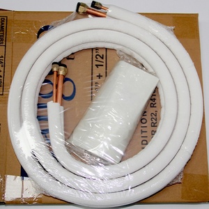10 tuyaux en cuivre simple ou Double pour climatiseur, avec isolation <span class=keywords><strong>PE</strong></span> coupe-feu, <span class=keywords><strong>Tube</strong></span> en cuivre <span class=keywords><strong>pré</strong></span>-<span class=keywords><strong>isolé</strong></span> - Product Image 2