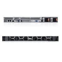 Serveur rack 1U DELL PowerEdge R660/R660XS, processeur Intel Xeon E-2300, 64 Go de mémoire DDR4 ECC/Non-ECC, double connectivité 1GbE, 4x3,5'' et 4x2,5''