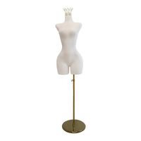 Mannequin Femme Taille Européenne Mi-Corps avec Grosses Hanches, Jambes et Tête pour Vitrine de Magasin de Vêtements