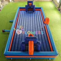 Terrain de jeu de savon gonflable Trampoline de parc Terrain de basket gonflable pour terrain de football Juego