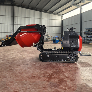 <span class=keywords><strong>Mini</strong></span> Bétonnière à Chenilles, Mélangeur de Ciment et de Mortier, <span class=keywords><strong>Mini</strong></span> Bétonnière de Construction, Bétonnière Autochargeante - Product Image 2