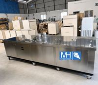 Usine de crème glacée industrielle complète et ligne de production entièrement automatique pour la fabrication de desserts glacés commerciaux à grande échelle