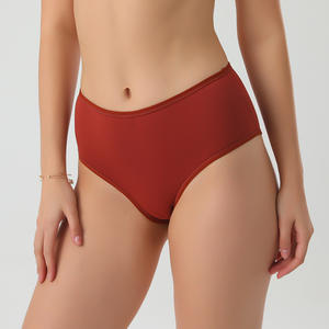 <span class=keywords><strong>Slip</strong></span> da Donna in <span class=keywords><strong>Cotone</strong></span> a Vita Bassa Stile Bikini, Mutandine Tinta Unita da Donna Taglie Forti Senza Cuciture L-3XL, Intimo Oversize in <span class=keywords><strong>Cotone</strong></span> - Product Image 2