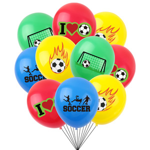Set de Decoración para Fiesta de Aficionados al Fútbol, Incluye Globos Colgantes, Pancarta, Banderín y Bandera para Eventos Temáticos de Fútbol, Regalos para la Zona de Aficionados - Product Image 5