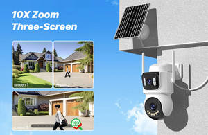 24 horas de grabación IcSee AOV 4G Cámara solar inalámbrica al aire libre con doble lente Cámara alimentada por batería Pan Tilt <span class=keywords><strong>Precio</strong></span> de fábrica - Product Image 6