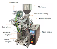 Remplisseur de gobelets volumétriques VFFS doseur machine d'emballage de sachets verticaux de qualité supérieure avec impression en sucre blanc sel épices bâton