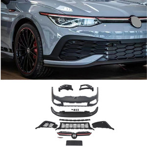 Pare-chocs avant pour Volkswagen Golf 8/ <span class=keywords><strong>R</strong></span>-<span class=keywords><strong>line</strong></span> /GTI/<span class=keywords><strong>R</strong></span>, kit de pare-chocs avant de style <span class=keywords><strong>Golf8</strong></span> GTI CS pour mise à niveau - Product Image 1