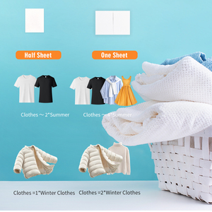 Hojas de detergente <span class=keywords><strong>para</strong></span> <span class=keywords><strong>ropa</strong></span> superconcentrado con logotipo personalizado, tiras de lavandería ecológicas <span class=keywords><strong>para</strong></span> manchas fuertes, sin almidón - Product Image 5