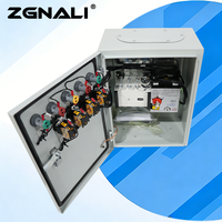 Boîtier de distribution automatique à double alimentation personnalisable NALEI NLQ4 certifié CE, triphasé 4 pôles, avec commutateur de transfert automatique (ATS)