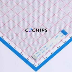 HX FFC-0.5-14P-50mm F FFC Cable (Flexible Flat Cable) P=0.5mm Connector 14P 0.5mm 0.3mm Reverse - Product Image 1