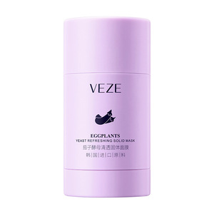 VEZE Wholesale Control Oil Mud Face <b>Mask</b> OEM ODM Cleansing Organic Eggplant <b>Green</b> Tea Clay <b>Mask</b> <b>Stick</b> - Product Image 4
