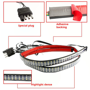Yosovlamp Versa modèle trois rangées de feux arrière de camionnette <span class=keywords><strong>48</strong></span> 60 pouces bande lumineuse modifiée trois couleurs avertissement inverse clignotant - Product Image 6