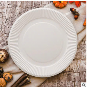 Food Grade 16cm <b>Disposable</b> Paper <b>Plate</b> Round Dinner <b>Plate</b> for Restaurant Catering Party Supplies OEM ODM Manufacturer - Product Image 4