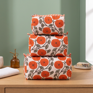 Extra Large <b>Pouch</b> Set Medium Cotton <b>Pouch</b> Small <b>Pouch</b> <b>zip</b> <b>Pouch</b> Large toiletry Bags Modern <b>Pouch</b> Big Cosmetic Bag Vanity Bags - Product Image 1