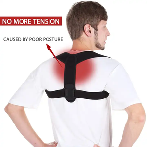 Có thể điều chỉnh Neoprene Corrector trên trở lại Brace tư thế Corrector vai cho nam giới và phụ nữ trở lại và vai hỗ trợ vành đai - Product Image 4