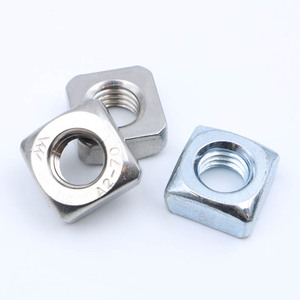 Tuercas Rectangulares Planas Malaxy China Fastener al por Mayor, M3 M4 M5 M6 M8, Tuerca Trapezoidal de Acero, Tuercas Cuadradas Deslizantes Roscadas - Product Image 1