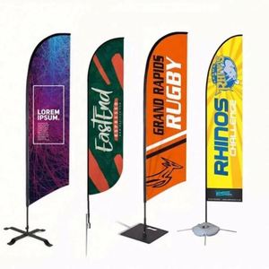 Digital Printed 2.8m Promotional Teardrop <b>Flags</b> Feather <b>Flags</b> Banner Advertising Custom Printed for Sports Outdoor - Product Image 1