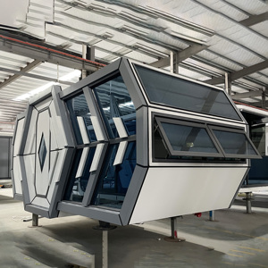 Cápsula espacial prefabricada moderna de lujo, pequeñas casas de contenedores, villas de <span class=keywords><strong>hotel</strong></span> listas para enviar - Product Image 1