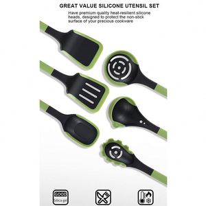 Accesorios de Cocina Kaimi, Utensilios de Cocina de Silicona Resistentes al Calor, de Grado Alimenticio, Juego de Espumadera y Espátula Antiadherentes para Sopa - Product Image 2