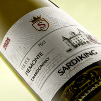 Étiquettes de bouteilles de vin personnalisées en papier artistique holographique mat texturé à gratter, impression sérigraphique, autocollant adhésif UV avec logo