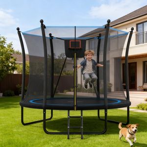 <span class=keywords><strong>Trampoline</strong></span> de <span class=keywords><strong>8</strong></span> pieds avec <span class=keywords><strong>filet</strong></span> de sécurité et échelle, <span class=keywords><strong>trampoline</strong></span> d'extérieur pour enfants et tout-petits, livraison gratuite depuis l'étranger - Product Image 6