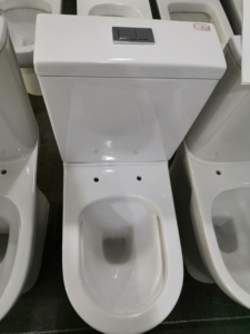 Inodoro de dos piezas de cerámica sin montura, casa de banho, aseo, Europa, CE, gran oferta - Product Image 3