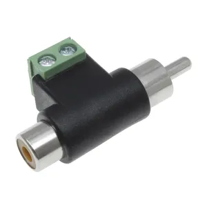 Wholesales RCA Audio Connector Female to Male Terminal Adapter for Media Application