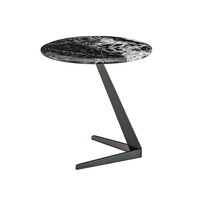 Table basse moderne en acier avec rangement, design minimaliste portable pour chambre et salon, décoration intérieure