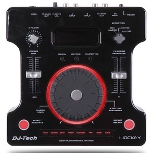 Consola Mezcladora Móvil para DJ Dj-Tech I-Jockey, 3 Canales, Cableada, con Múltiples Efectos de Sonido y Voz Ajustable SP1341 - Product Image 3