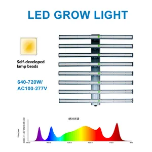 Luces de Cultivo LED de espectro completo para plantas de interior 640W 720W 1000W Luz de cultivo LED lm301H LM301B Luz de cultivo de espectro completo