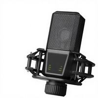 DIBOYA LGT-240 Kondensatormikrofon Kabellos für Karaoke Aufnahme Live-Streaming Soundkarte Streamer Mobile Geräte
